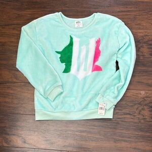 Cozy Wicked Fleece Sweatshirt - kids sz L. NWT